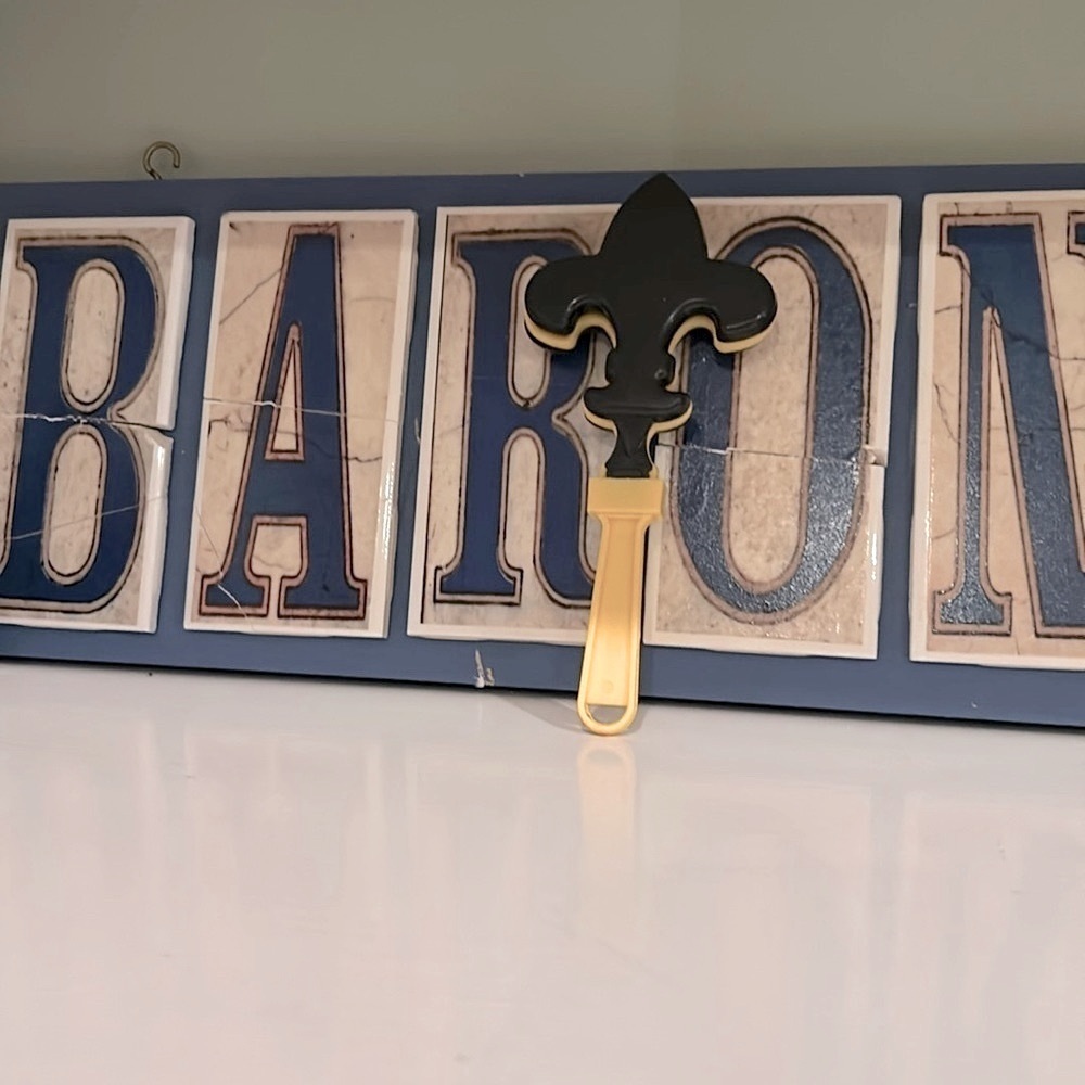 Fleur de Lis Clapper Mardi Gras New Orleans Louisiana